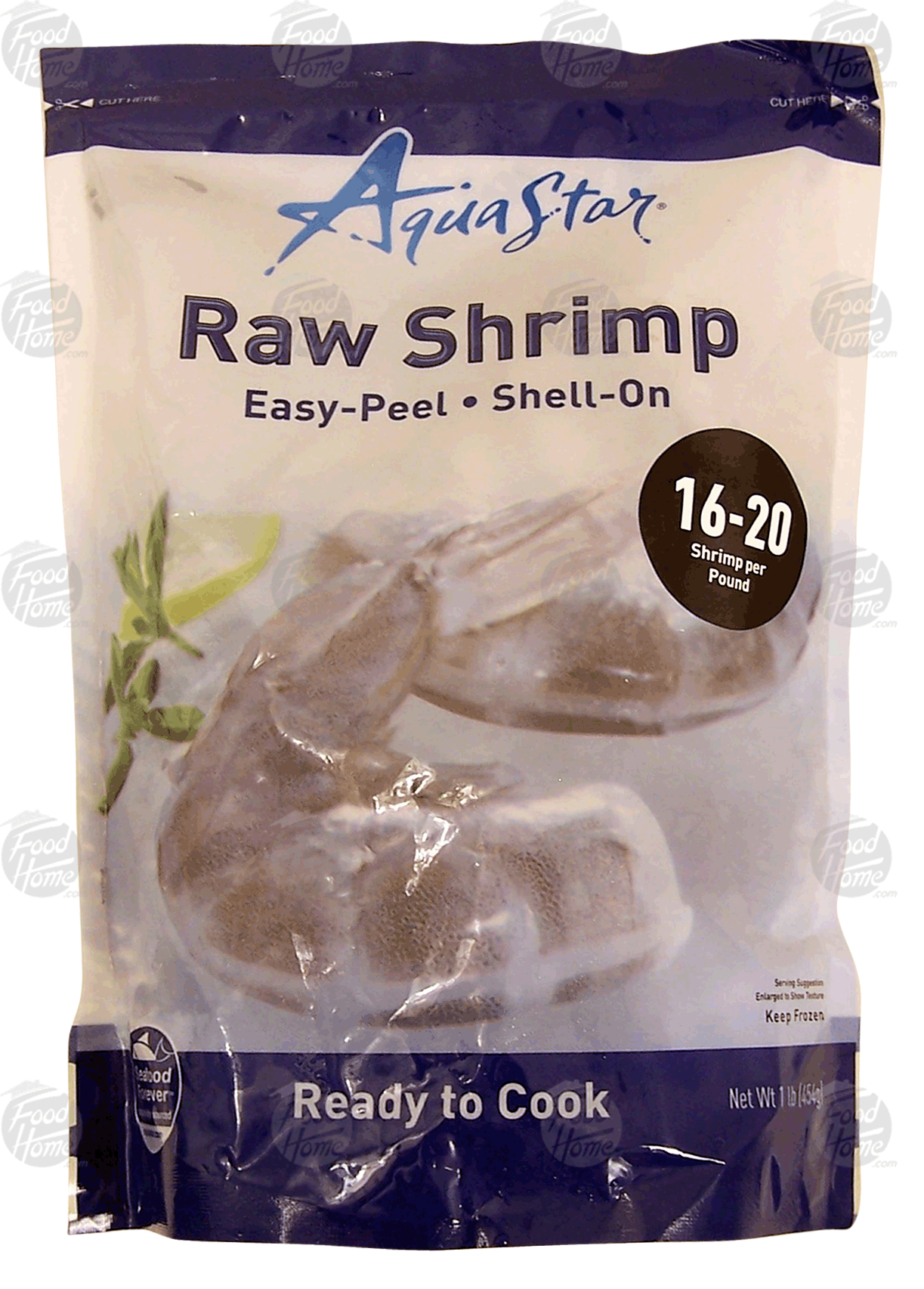 Aqua Star&nbsp;&nbsp;raw shrimp, easy-peel, shell-on, 16-20 shrimp per pound Full-Size Picture